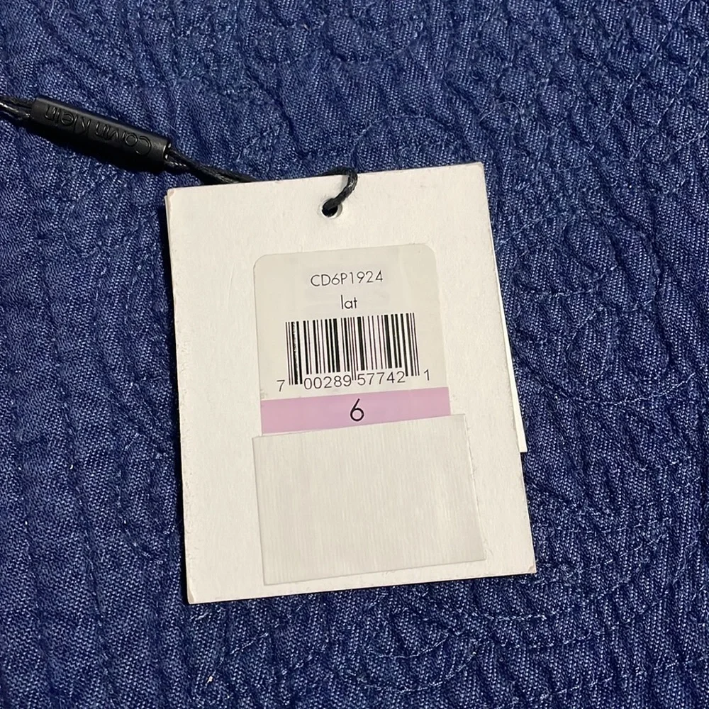 Calvin Klein dress with faux suede trim - Picture 6 of 8